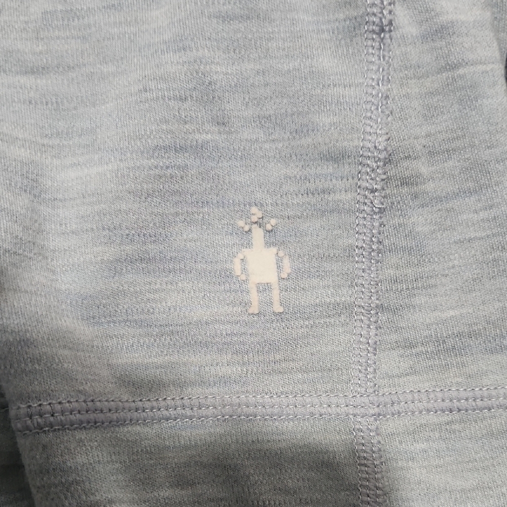 Smartwool Light Gray Quarter-Zip Top size large - Picture 6 of 6